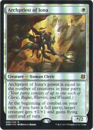 Zendikar Rising 005/280 Archpriest of Iona (Foil)