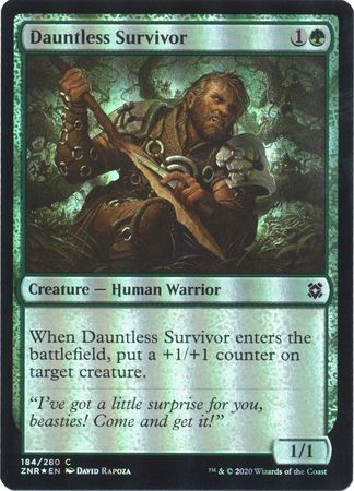 Zendikar Rising 184/280 Dauntless Survivor (Foil)