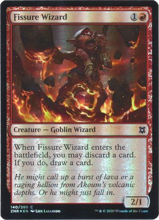 Zendikar Rising 140/280 Fissure Wizard (Foil)