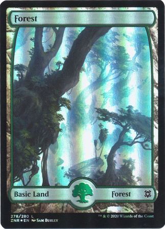 Zendikar Rising 278/280 Forest (Foil)