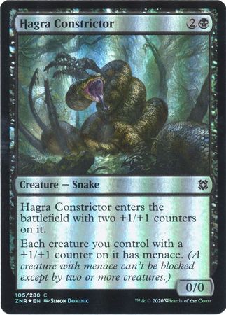 Zendikar Rising 105/280 Hagra Constrictor (Foil)