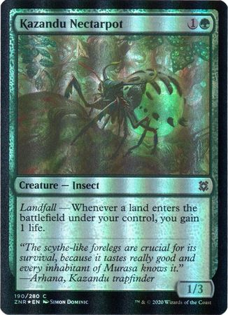 Zendikar Rising 190/280 Kazandu Nectarpot (Foil)