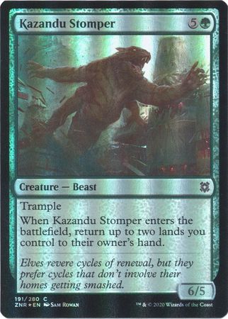 Zendikar Rising 191/280 Kazandu Stomper (Foil)