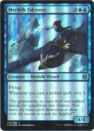 Zendikar Rising 069/280 Merfolk Falconer (Foil)