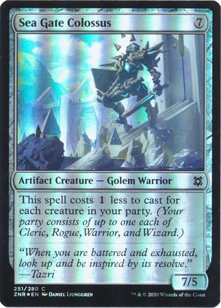 Zendikar Rising 251/280 Sea Gate Colossus (Foil)