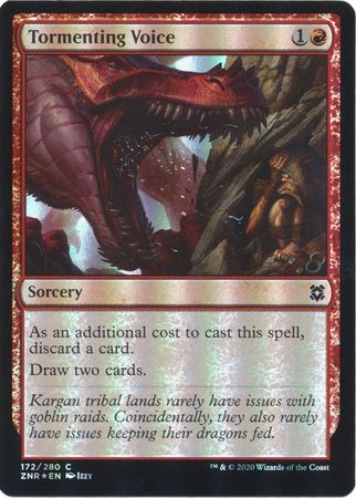 Zendikar Rising 172/280 Tormenting Voice (Foil)