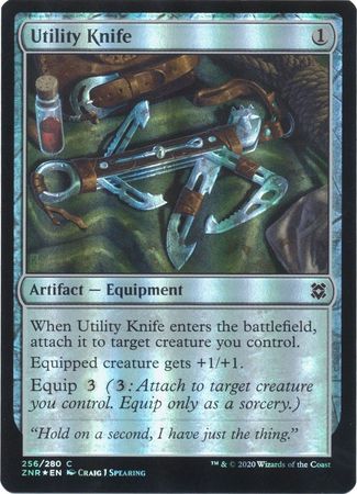 Zendikar Rising 256/280 Utility Knife (Foil)