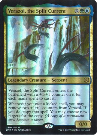 Zendikar Rising 239/280 Verazol, the Split Current (Foil)