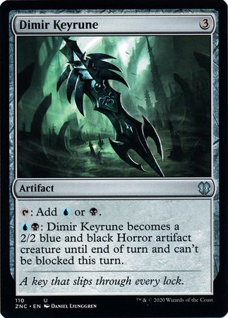 Zendikar Rising Commander 110 Dimir Keyrune