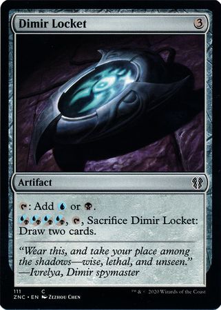 Zendikar Rising Commander 111 Dimir Locket