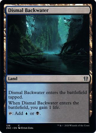 Zendikar Rising Commander 128 Dismal Backwater