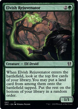 Zendikar Rising Commander 063 Elvish Rejuvenator