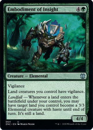 Zendikar Rising Commander 064 Embodiment of Insight