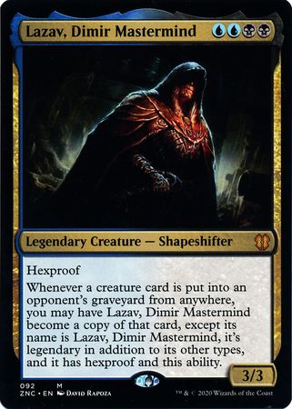 Zendikar Rising Commander 092 Lazav, Dimir Mastermind