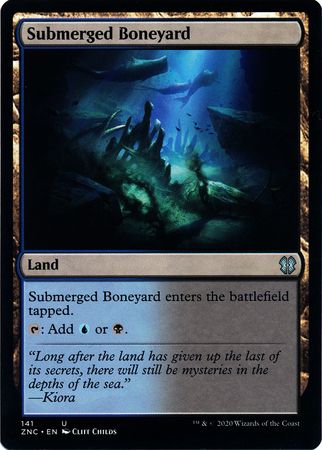 Zendikar Rising Commander 141 Submerged Boneyard