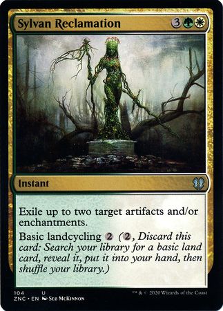 Zendikar Rising Commander 104 Sylvan Reclamation