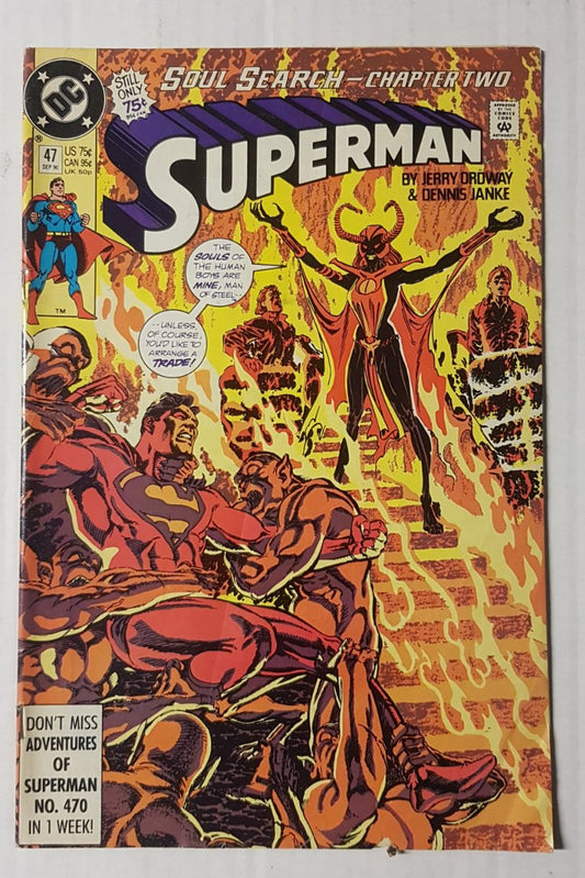 Superman #47 DC Comics (1987)