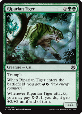 Kaladesh 167/264 Riparian Tiger