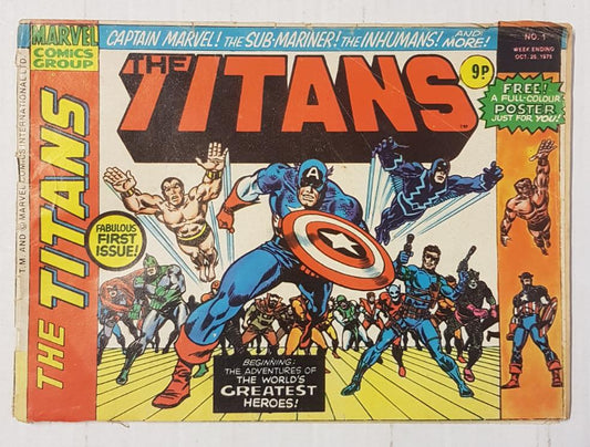 The Titans #1 Marvel Comics UK (1975)(JB)