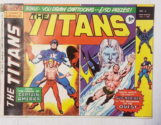 The Titans #2 Marvel Comics UK (1975)(JB)