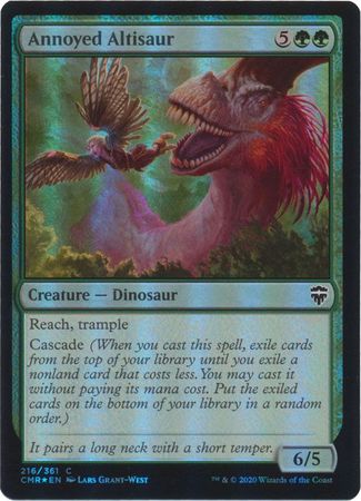 Commander Legends 216/361 Annoyed Altisaur (Foil)