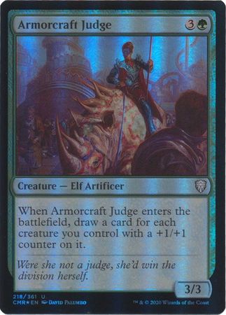 Commander Legends 218/361 Armorcraft Judge (Foil)