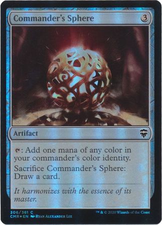 Commander Legends 306/361 Commander's Sphere (Foil)