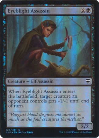 Commander Legends 123/361 Eyeblight Assassin (Foil)