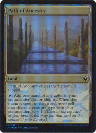 Commander Legends 353/361 Path of Ancestry (Foil)