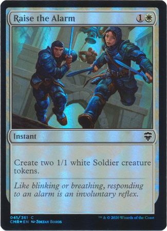 Commander Legends 041/361 Raise the Alarm (Foil)