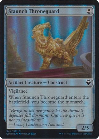 Commander Legends 344/361 Staunch Throneguard (Foil)