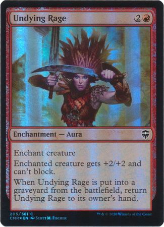 Commander Legends 205/361 Undying Rage (Foil)