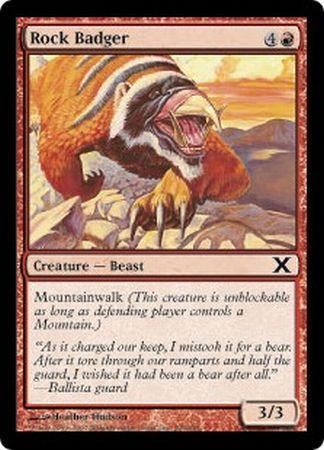 Tenth Edition 226/383 Rock Badger