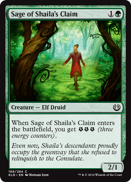 Kaladesh 168/264 Sage of Shalia's Claim