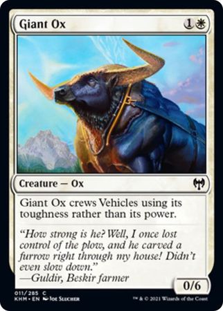 Kaldheim 011/285 Giant Ox (Foil)