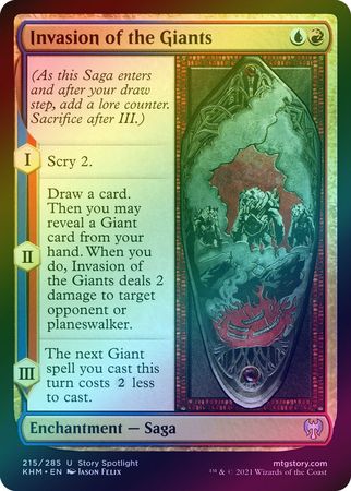 Kaldheim 215/285 Invasion of the Giants (Foil)