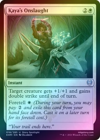 Kaldheim 018/285 Kaya's Onslaught (Foil)