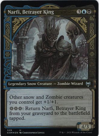 Kaldheim 329 Narfi, Betrayer King (Showcase Frame)