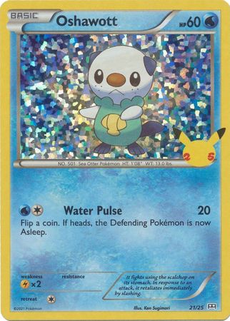 McDonalds 2021 21/25 Oshawott (Holo)