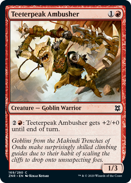 Zendikar Rising 169/280 Teeterpeak Ambusher