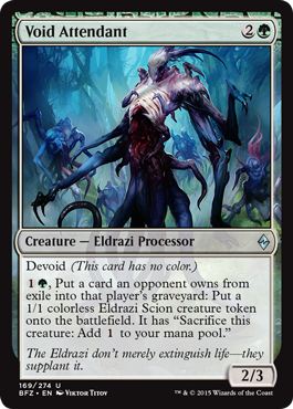 Battle for Zendikar 169/274 Void Attendant