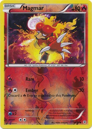 Generations 16/83 Magmar (Reverse Holo)