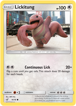 Detective Pikachu 16/18 Lickitung (Holo)