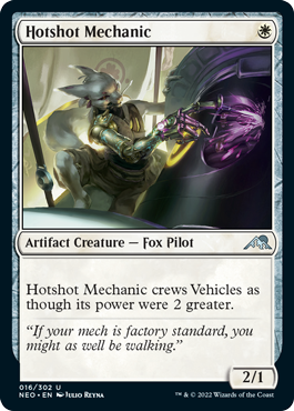 Kamigawa: Neon Dynasty 016/302 Hotshot Mechanic