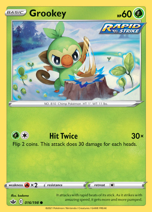 Chilling Reign 016/198 Grookey