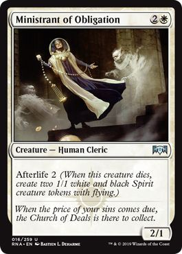 Ravnica Allegiance 016/259 Ministrant of Obligation