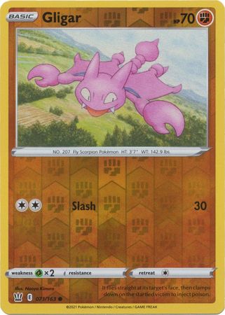 Battle Styles 071/163 Gligar (Reverse Holo)