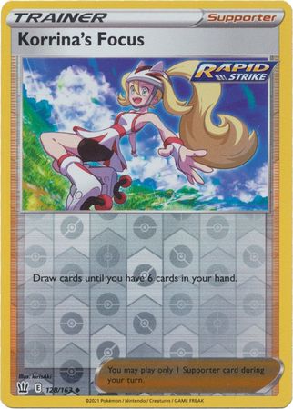 Battle Styles 128/163 Korrina's Focus (Reverse Holo)