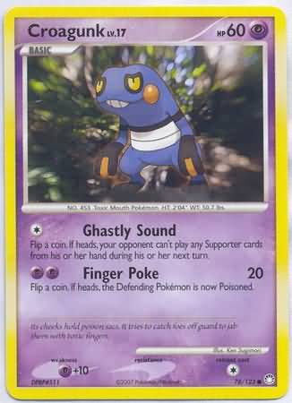 Mysterious Treasures 078/123 Croagunk (Reverse Holo)