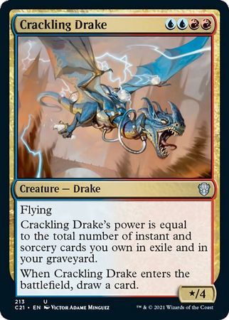 Commander 2021 213 Crackling Drake